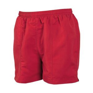Tombo Mens All Purpose Mesh Lined Shorts / Red